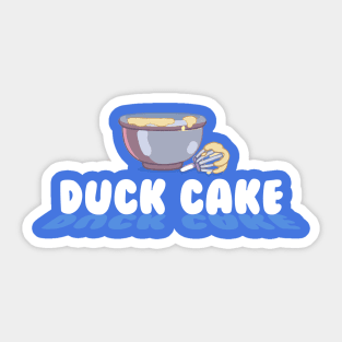 Duck Cake Sticker